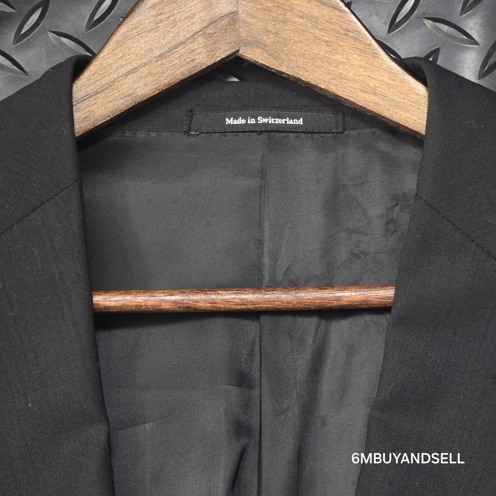 Ermenegildo Zegna Su Misura High Performance Black Wool Blazer Jacket 54R US 44R - Picture 13 of 16